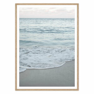 artvoll - Ocean Waves Poster mit Rahmen