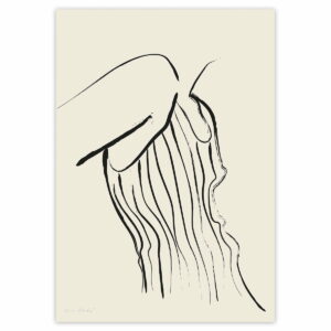 artvoll - Woman in stripes Poster