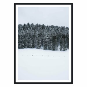 artvoll - Winter Wonderland Poster mit Rahmen