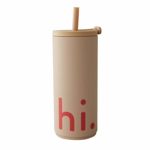 Design Letters - Hi Travel Trinkhalm-Becher