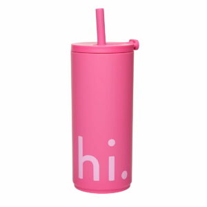 Design Letters - Hi Travel Trinkhalm-Becher