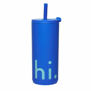 Design Letters - Hi Travel Trinkhalm-Becher