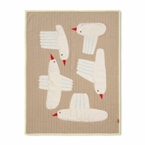 ferm LIVING - Bird Quilted Decke