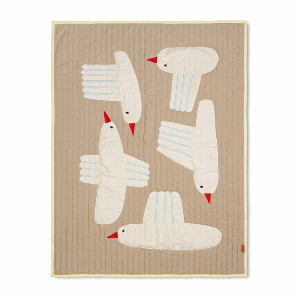 ferm LIVING - Bird Quilted Decke