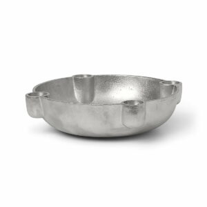 ferm LIVING - Bowl Aluminium Kerzenständer