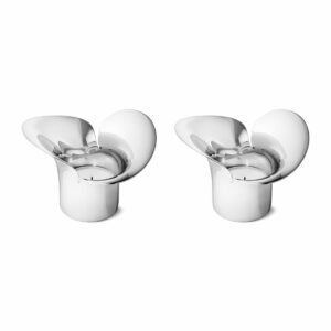 Georg Jensen - Bloom Botanica Teelichthalter 2er-Set