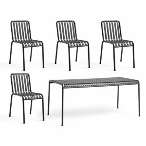 HAY - Palissade Tisch + 4x Dining Chair