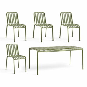 HAY - Palissade Tisch + 4x Dining Chair