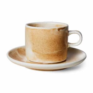 HKliving - Chef Ceramics Tasse mit Untertasse