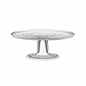 Iittala - Kastehelmi Kuchenplatte mit Fuß 24 cm