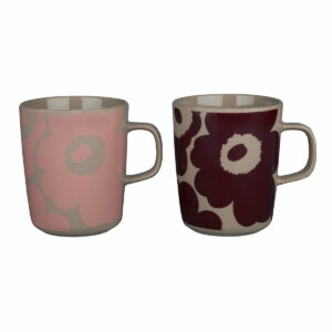 Marimekko - Oiva Unikko Becher mit Henkel (2er-Set)