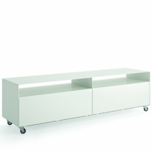 Müller Möbelfabrikation - R 110 Sideboard mit 2 Klapptüren auf Rollen