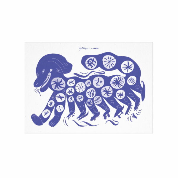 Paper Collective - Chinese Dog Poster 40 x 30 cm