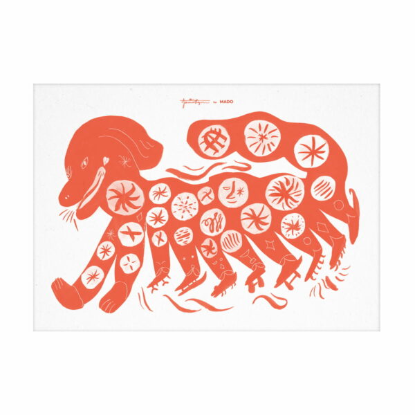 Paper Collective - Chinese Dog Poster 70 x 50 cm