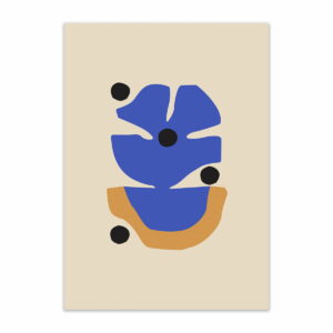 Paper Collective - Flor Azul Poster