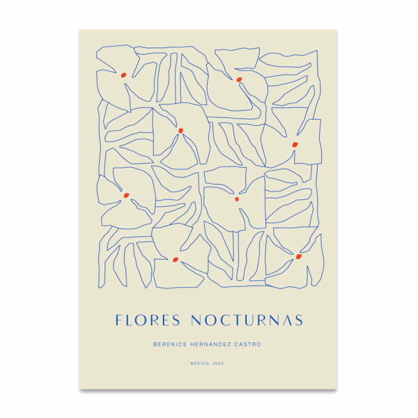 Paper Collective - Flores Nocturnas 01 Poster