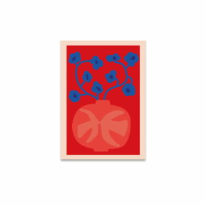 Paper Collective - The Red Vase Poster