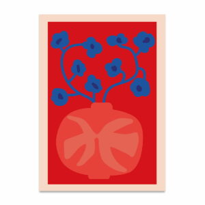 Paper Collective - The Red Vase Poster