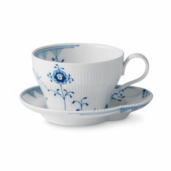 Royal Copenhagen - Elements Blau Tasse mit Untertasse 26 cl