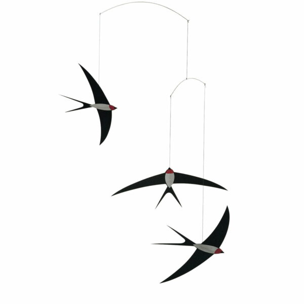 Flensted Mobiles - Flying Swallows Mobile 3