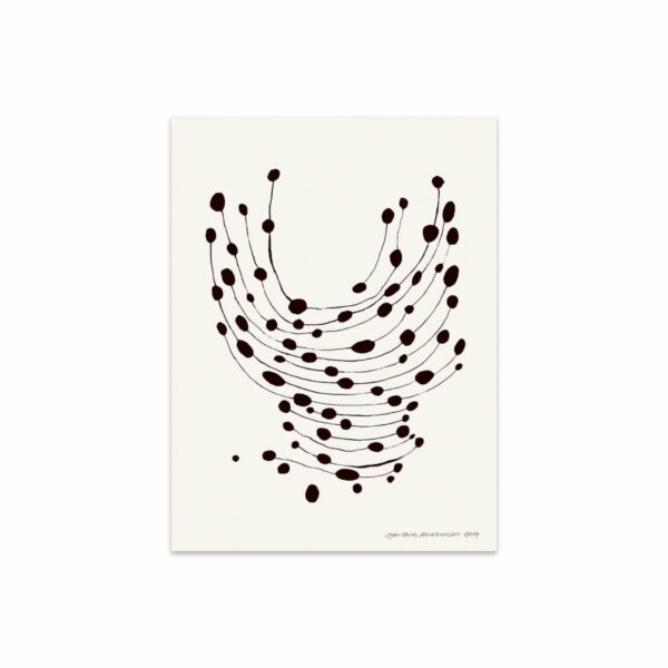 The Poster Club - Dancing Dots von Leise Dich Abrahamsen