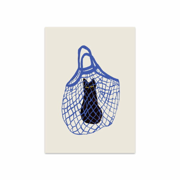 The Poster Club - The Cat’s In The Bag von Chloe Purpero Johnson