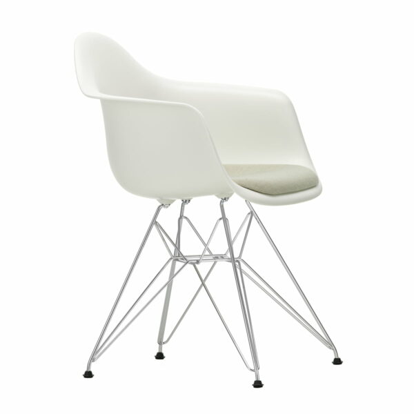 Vitra - Eames Plastic Armchair DAR mit Sitzpolster