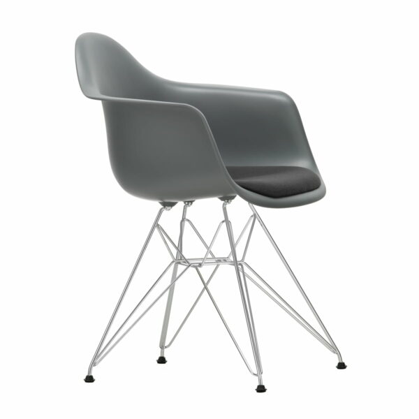 Vitra - Eames Plastic Armchair DAR mit Sitzpolster