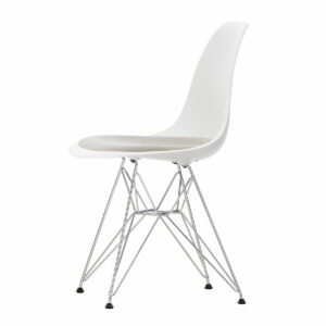 Vitra - Eames Plastic Side Chair DSR mit Sitzpolster