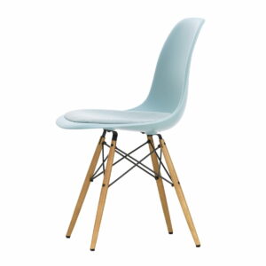 Vitra - Eames Plastic Side Chair DSW mit Sitzpolster