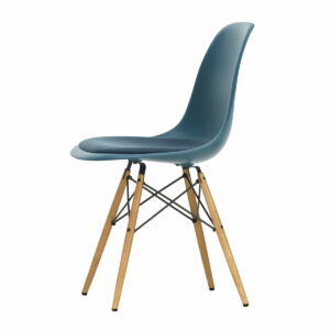 Vitra - Eames Plastic Side Chair DSW mit Sitzpolster