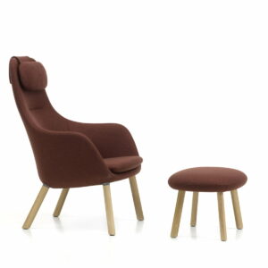 Vitra - HAL Lounge Chair & Ottoman mit losem Sitzkissen