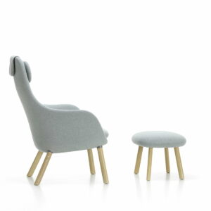 Vitra - HAL Lounge Chair & Ottoman mit losem Sitzkissen