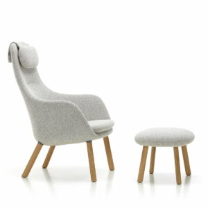 Vitra - HAL Lounge Chair & Ottoman mit losem Sitzkissen